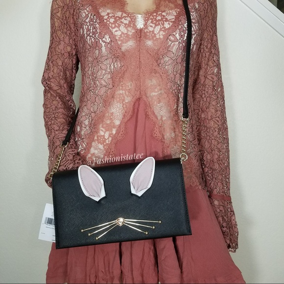 NWT KATE SPADE RABBIT BUNNY HOP TO IT CROSSBODY - Picture 4 of 8